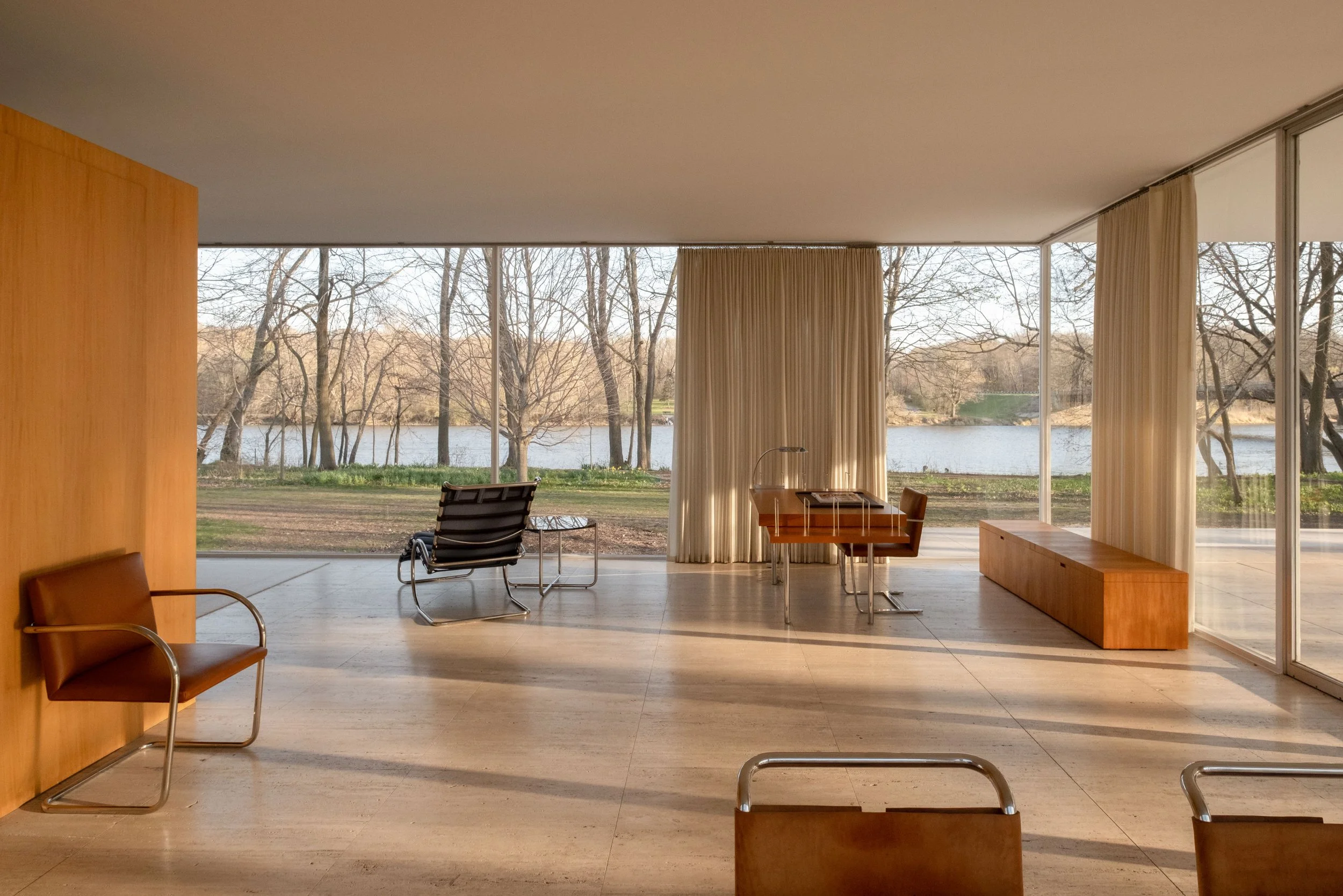 The Edith Farnsworth House, Ludwig Mies van der Rohe, 1945-51